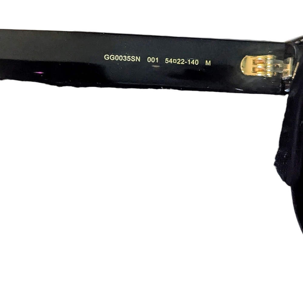 Gucci Round Chic Black Designer Prescription Sung… - image 8